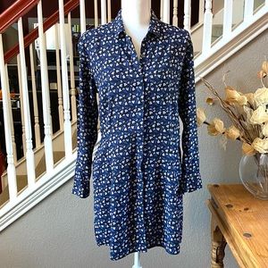 GAP Floral Pocket Shirt Dress